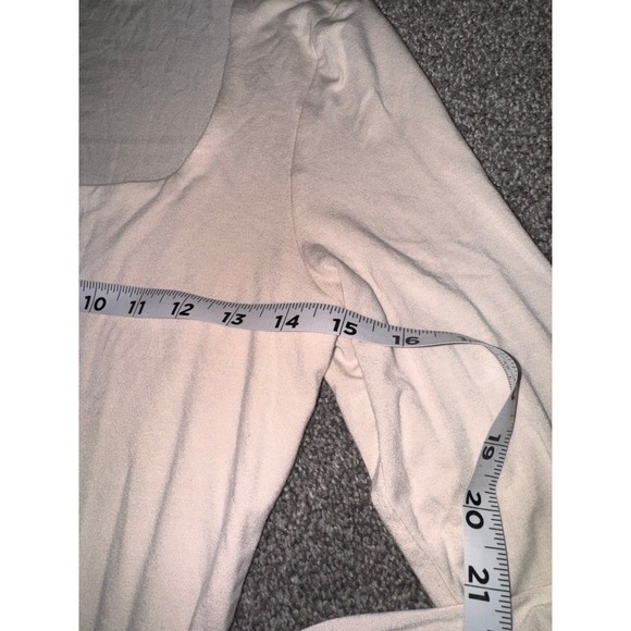 Banana Republic Women's White Square‎ Neck Long Sleeve Top - Picture 5 of 9